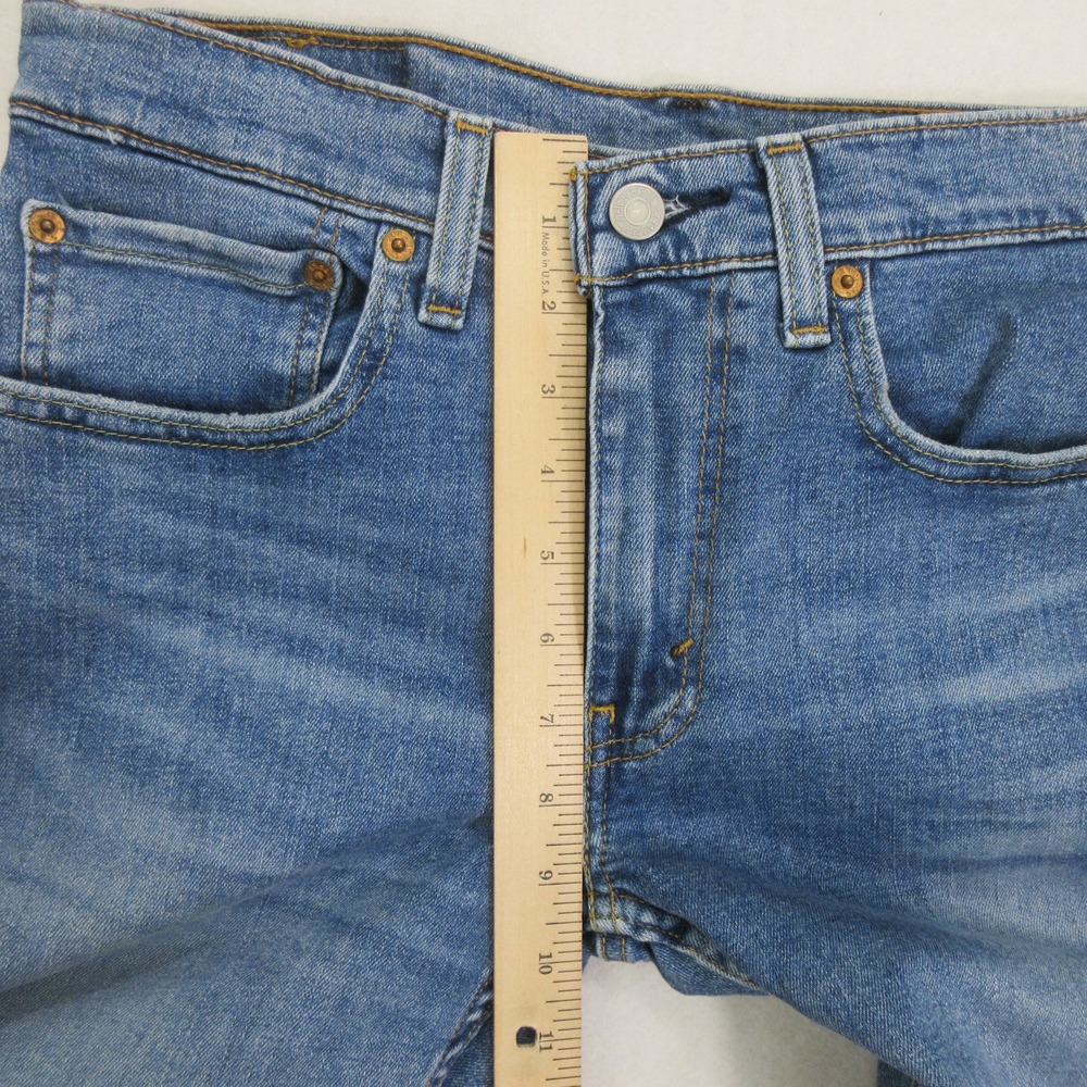 Levi's Men's Jeans 30X29 (TagW31 L30) Skinny Taper Blue Denim Medium Wash - Picture 5 of 12